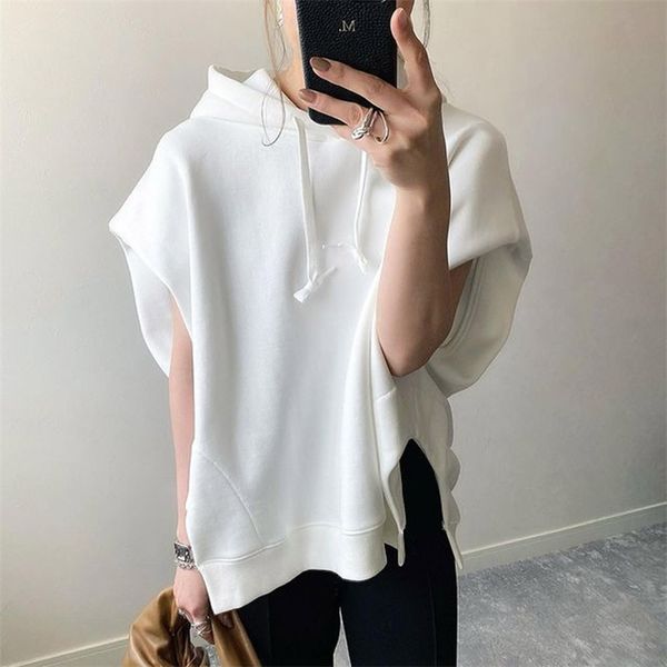 asymmetric short sleeve 2021 summer new street trendsetter casual hooded sweater women's 1177849, Black
asymmetric short sleeve 2021 summer new street trendsetter casual hooded sweater women's 1177849, Black