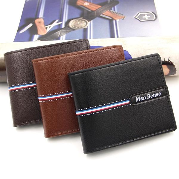 wallets men's wallet 2021 short multi-function multi card bags leisure three fold horizontal style, Red;black
wallets men's wallet 2021 short multi-function multi card bags leisure three fold horizontal style, Red;black