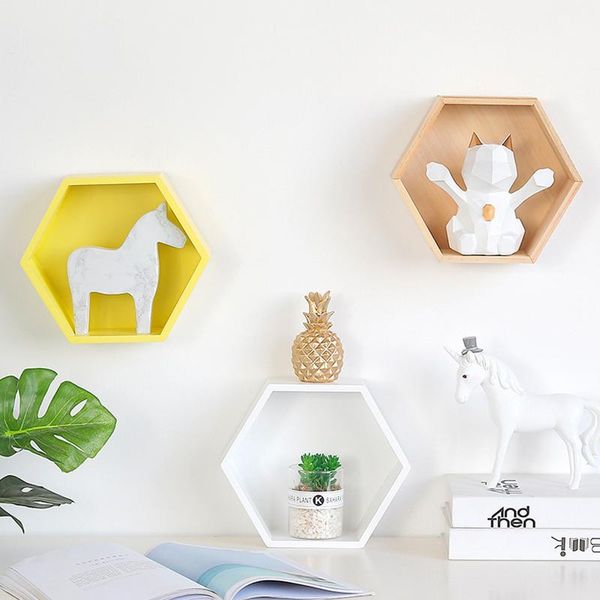wooden hexagonal home decoration wall-mounted wall shelf living room creative wall decoration toy storage organizer wood
wooden hexagonal home decoration wall-mounted wall shelf living room creative wall decoration toy storage organizer wood