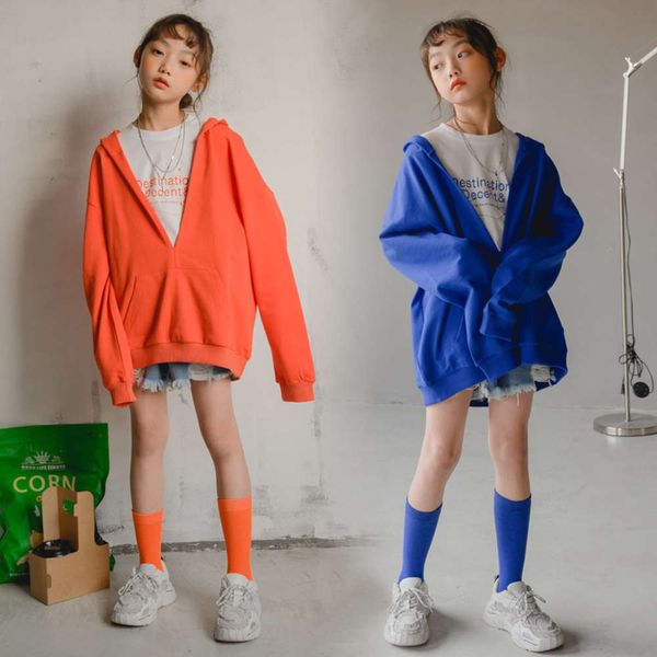 korean girls' suit 2021 spring and summer children's casual t-shirt sweater long sleeve hip hop two piece set, White
korean girls' suit 2021 spring and summer children's casual t-shirt sweater long sleeve hip hop two piece set, White