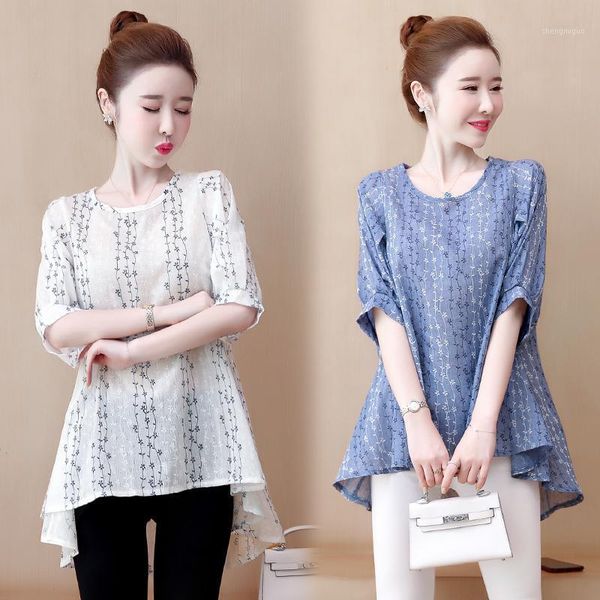 plus size 5xl blouses woman summer o-neck big tunic 2021 casual half sleeve embroidery oversize blouse blusa feminina women's & shirts, White
plus size 5xl blouses woman summer o-neck big tunic 2021 casual half sleeve embroidery oversize blouse blusa feminina women's & shirts, White