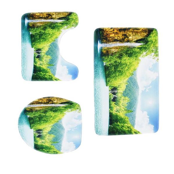 toilet seat covers 3 in 1 landscape pattern bathroom mat set antiskid washroom carpet lid cover
toilet seat covers 3 in 1 landscape pattern bathroom mat set antiskid washroom carpet lid cover