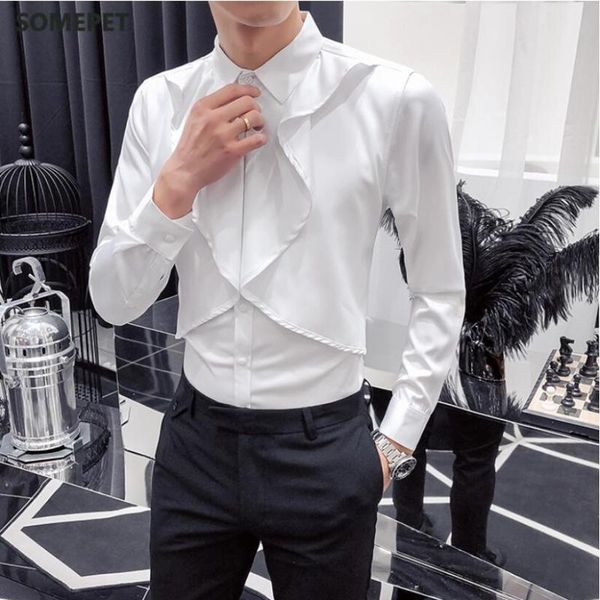 men's dress shirts 2021 fashion autumn evening business shirt/male retro style slim fit leisure pure cotton long sleeve, White;black
men's dress shirts 2021 fashion autumn evening business shirt/male retro style slim fit leisure pure cotton long sleeve, White;black
