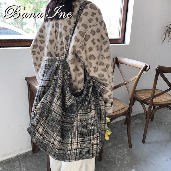 evening bags 2021 female woolen plaid canvas women large capacity tote handbag ladies casual big shoulder bag
evening bags 2021 female woolen plaid canvas women large capacity tote handbag ladies casual big shoulder bag