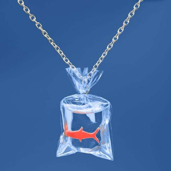 cute koi fish water bag necklace for women new trendy girl brincos unique graceful joker necklace, Silver
cute koi fish water bag necklace for women new trendy girl brincos unique graceful joker necklace, Silver