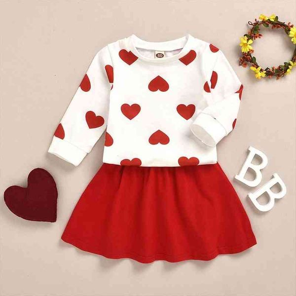 children clothing autumn christmas girls clothes love pattern blouse red skirt cute sweet two piece suit 5y, White
children clothing autumn christmas girls clothes love pattern blouse red skirt cute sweet two piece suit 5y, White