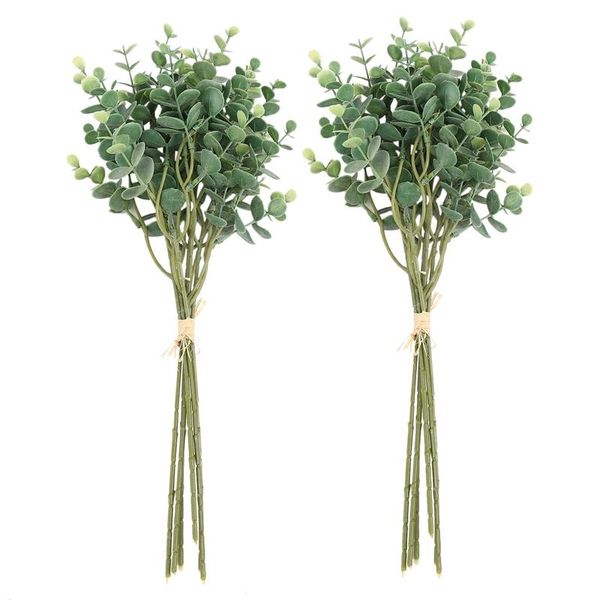 decorative flowers & wreaths 12 pcs eucalyptus plastic artificial leaves bunch small faux foliage fake money leaf plant green
decorative flowers & wreaths 12 pcs eucalyptus plastic artificial leaves bunch small faux foliage fake money leaf plant green
