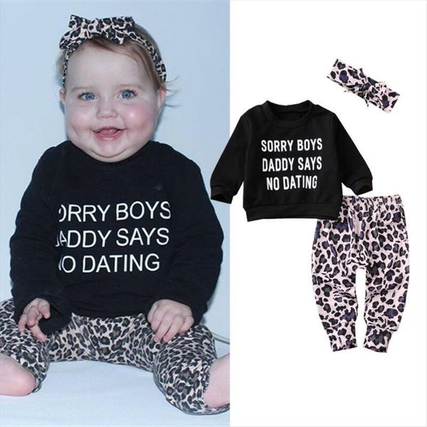 spring toddler newborn baby girl clothes letters sweatshirt t shirt leopard pants tracksuit outfit autumn set, White
spring toddler newborn baby girl clothes letters sweatshirt t shirt leopard pants tracksuit outfit autumn set, White