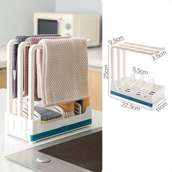 hooks & rails kitchen sink shelf countercleaning drain rack multifunctional multi-layer rag sponge wipe wall-mounted storage ki
hooks & rails kitchen sink shelf countercleaning drain rack multifunctional multi-layer rag sponge wipe wall-mounted storage ki