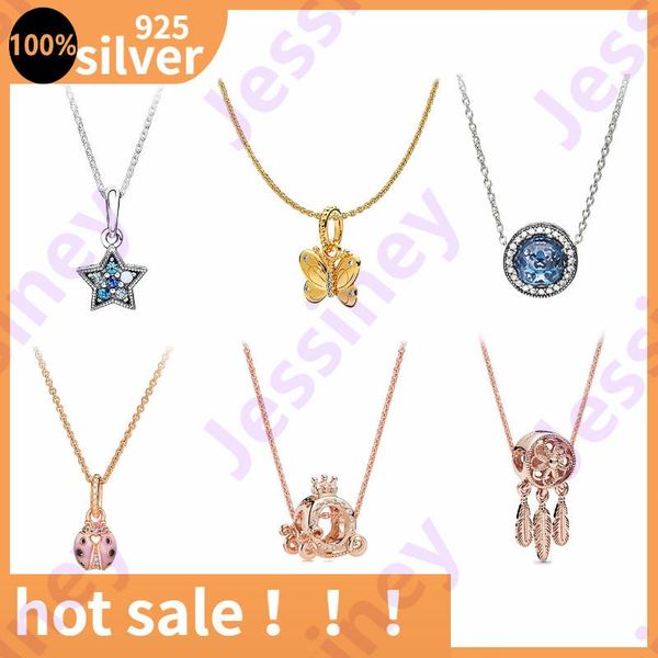 chains necklace 100% 925 real sterling silver star butterfly ladybird circle blooms for fashion charm diy jewelry women gift
chains necklace 100% 925 real sterling silver star butterfly ladybird circle blooms for fashion charm diy jewelry women gift
