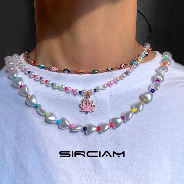 chokers summer pink leaf heart pearls bead necklace for women colorful acrylic geometry imitation pearl necklaces vacation jewelry, Golden;silver
chokers summer pink leaf heart pearls bead necklace for women colorful acrylic geometry imitation pearl necklaces vacation jewelry, Golden;silver