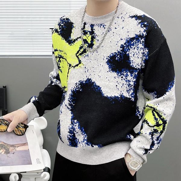 men's sweaters sq10624 fashion 2021 runway luxury european design party style clothing, White;black
men's sweaters sq10624 fashion 2021 runway luxury european design party style clothing, White;black