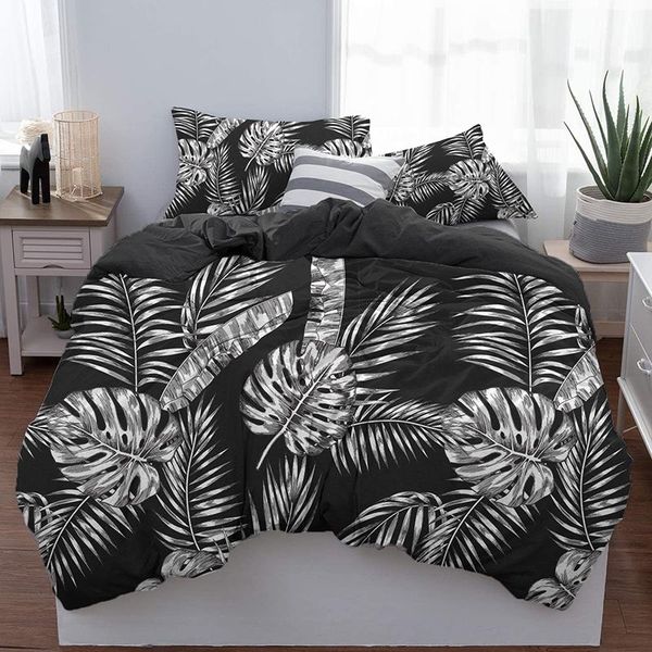 bedding sets black nordic tropical luxury duvet cover set single double king leaves bedclothes 240x220
bedding sets black nordic tropical luxury duvet cover set single double king leaves bedclothes 240x220