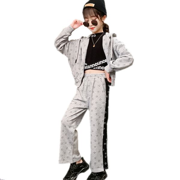 2021 new spring casual girls tracksuit baby girl's children with zipper jacket matching teenage clothes 2 buns/sets kids fall into spor, White
2021 new spring casual girls tracksuit baby girl's children with zipper jacket matching teenage clothes 2 buns/sets kids fall into spor, White