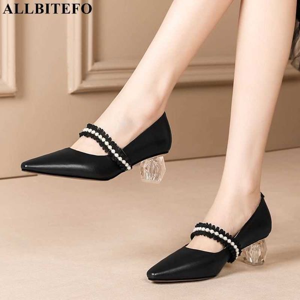 allbitefo sweet pearl genuine leather high heels wedding women shoes thick heels autumn women high heels shoes high heel shoes 210611, Black
allbitefo sweet pearl genuine leather high heels wedding women shoes thick heels autumn women high heels shoes high heel shoes 210611, Black