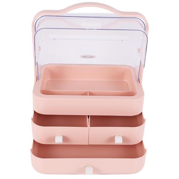 makeup container storage box, cosmetic display showcase, dustproof makeup organizer
makeup container storage box, cosmetic display showcase, dustproof makeup organizer