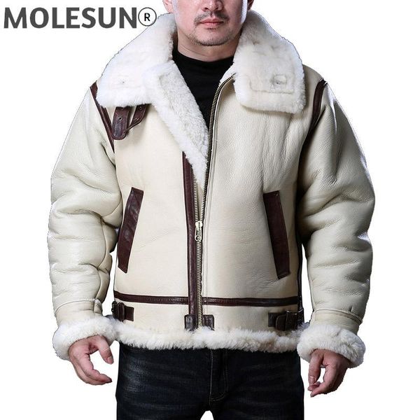 men's leather & faux akoosun sheepskin jacket men clothing real sheep shearing winter jackets white wool fur coat hommes veste lxr910, Black
men's leather & faux akoosun sheepskin jacket men clothing real sheep shearing winter jackets white wool fur coat hommes veste lxr910, Black