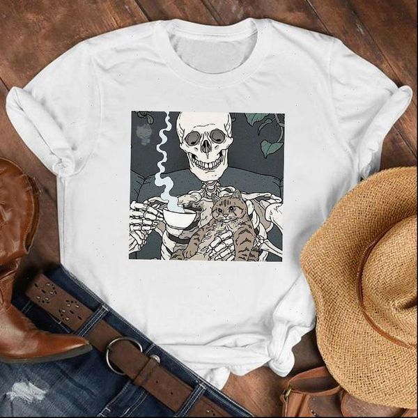 women lady cartoon cat coffee funny short sleeve fashion shirt clothes tshirt female print t tee womens graphic t shirt, White
women lady cartoon cat coffee funny short sleeve fashion shirt clothes tshirt female print t tee womens graphic t shirt, White