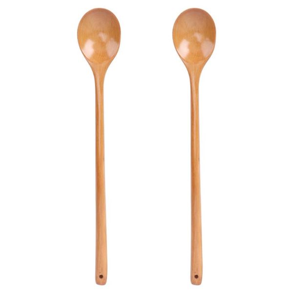 spoons 2pcs wooden long handle high heat resistanct cooking spoon mixing utensil for kitchen restaurant
spoons 2pcs wooden long handle high heat resistanct cooking spoon mixing utensil for kitchen restaurant