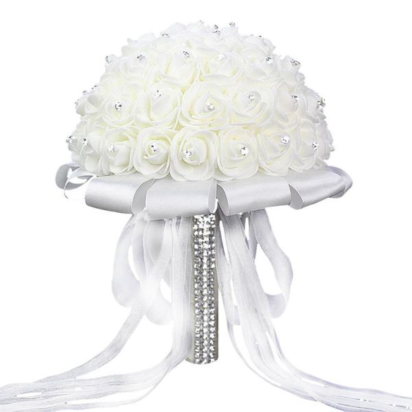 decorative flowers & wreaths artificial wedding bouquets hand made rose flower rhinestone bridesmaid bridal bouquet de mariage accessories
decorative flowers & wreaths artificial wedding bouquets hand made rose flower rhinestone bridesmaid bridal bouquet de mariage accessories