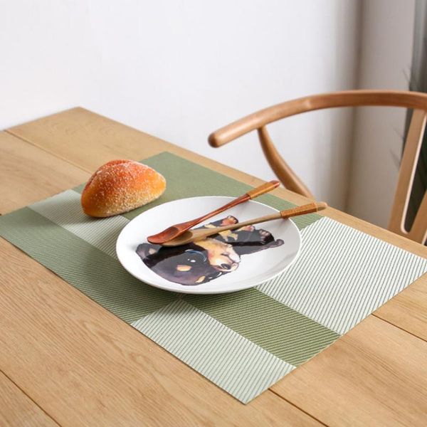 mats & pads geometric plaid placemats pvc adiabatic tablemat 45x30cm waterproof table mat bowl coasters western food pad
mats & pads geometric plaid placemats pvc adiabatic tablemat 45x30cm waterproof table mat bowl coasters western food pad