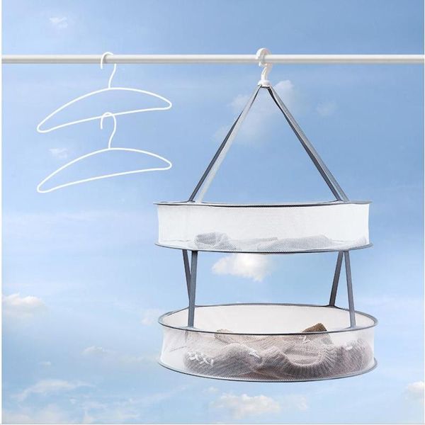 laundry bags double layer hanging drying net folding thickened wind-proof multi-function underwear and sweater clothes dedicated dryer baske
laundry bags double layer hanging drying net folding thickened wind-proof multi-function underwear and sweater clothes dedicated dryer baske