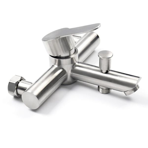 bathroom shower sets wall mount cold water mixer 304 stainless steel triple valve nozzle tap bathtub faucet
bathroom shower sets wall mount cold water mixer 304 stainless steel triple valve nozzle tap bathtub faucet