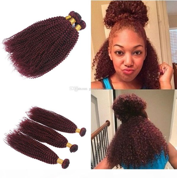 wine red 99j kinky curly hair weaves 3pcs malaysian pure color human hair bundles burgundy 99j afro kinky curly hair extensions, Black
wine red 99j kinky curly hair weaves 3pcs malaysian pure color human hair bundles burgundy 99j afro kinky curly hair extensions, Black