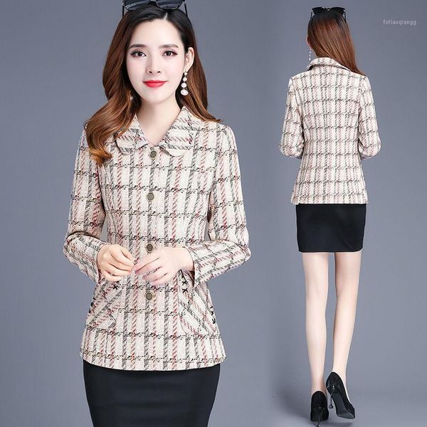 women's jackets plaid wool winter coat women thick warm plus size casual long sleeve short turn-down collar loose soft 2022 y904, Black;brown
women's jackets plaid wool winter coat women thick warm plus size casual long sleeve short turn-down collar loose soft 2022 y904, Black;brown