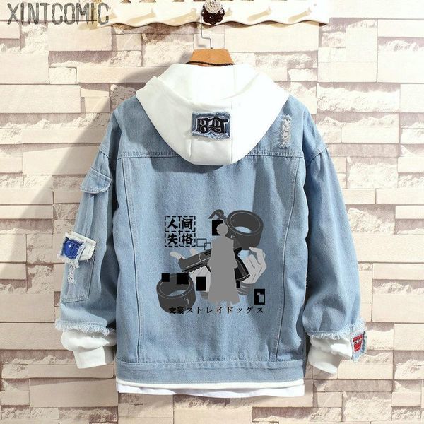 men's hoodies & sweatshirts anime bungo stray dogs denim jacket autumn and winter jeans men women streetwear coat fake two casual punk, Black
men's hoodies & sweatshirts anime bungo stray dogs denim jacket autumn and winter jeans men women streetwear coat fake two casual punk, Black