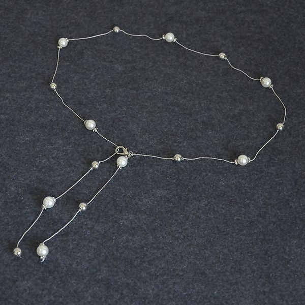 new metal chain diamond inlaid pearl waist chain women's versatile decorative thin belt waist rope, Black;brown
new metal chain diamond inlaid pearl waist chain women's versatile decorative thin belt waist rope, Black;brown
