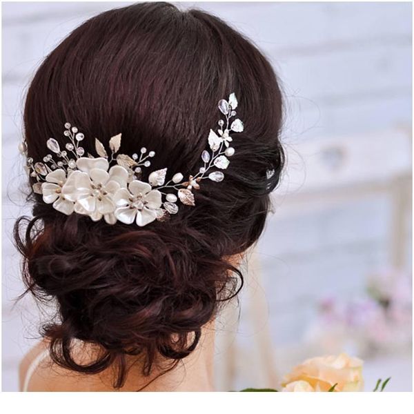 ailibride flower crystal pearl headband for wedding tiara bridal hair vine handmade women bride hair ornaments jlleux, Silver
ailibride flower crystal pearl headband for wedding tiara bridal hair vine handmade women bride hair ornaments jlleux, Silver