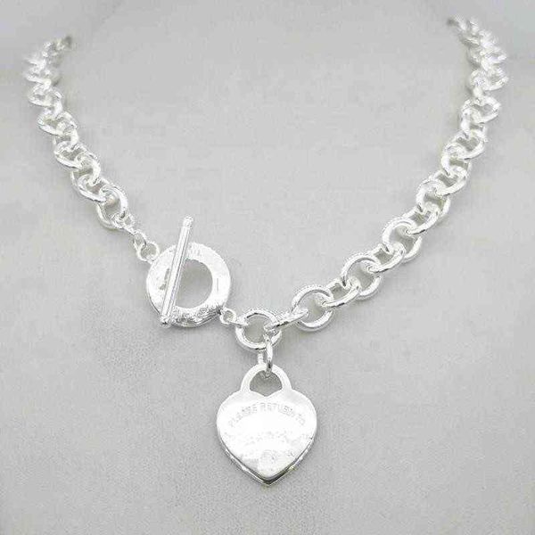 original women's silver tif style necklace 925 sterling silver key heart charm pendant necklace g220223
original women's silver tif style necklace 925 sterling silver key heart charm pendant necklace g220223