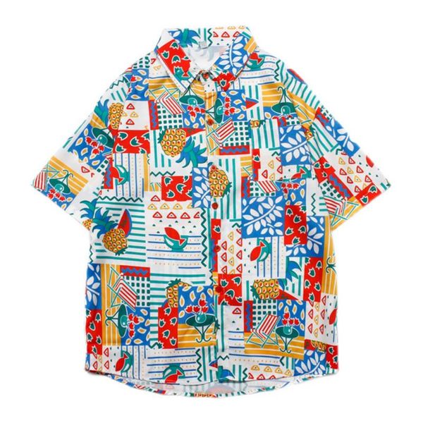 women's blouses & shirts summer shirt women vintage style loose short sleeve square collar blouse casual plaid print contrast color str, White
women's blouses & shirts summer shirt women vintage style loose short sleeve square collar blouse casual plaid print contrast color str, White
