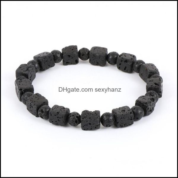 men bracelet natural beaded tibetan buddha chakra square lava stone diffuser bracelets jewelry gift beaded, strands drop delivery 2021 nyahw, Black
men bracelet natural beaded tibetan buddha chakra square lava stone diffuser bracelets jewelry gift beaded, strands drop delivery 2021 nyahw, Black