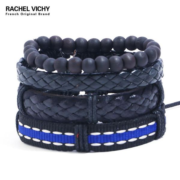 charm bracelets multilayer leather bracelet men jewelry punk wood bead for male vintage rope braided & bangles gifts tz130, Golden;silver
charm bracelets multilayer leather bracelet men jewelry punk wood bead for male vintage rope braided & bangles gifts tz130, Golden;silver