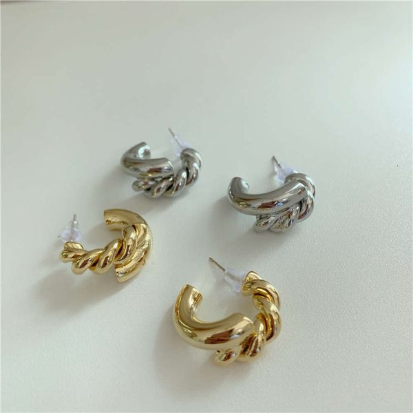 hbp ins style fashionable twist rope simple personality c type earrings female fashion, Silver
hbp ins style fashionable twist rope simple personality c type earrings female fashion, Silver