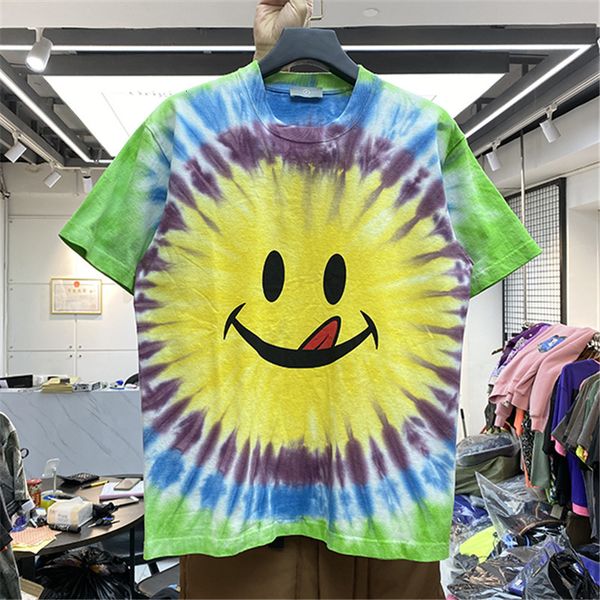 2021 new 2021ss multicolor tie dyed t shirt summer sunlight men women casual heavy fabric tees streetwear short sleeve vb9j, White;black 
2021 new 2021ss multicolor tie dyed t shirt summer sunlight men women casual heavy fabric tees streetwear short sleeve vb9j, White;black