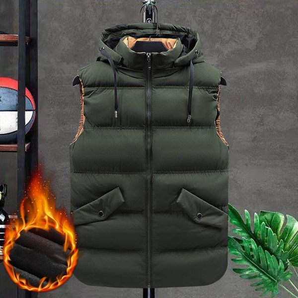 men's vests winter men plus large size 4xl vest hooded waistcoat sleeveless jackets warm parka coat for travel, Black;white
men's vests winter men plus large size 4xl vest hooded waistcoat sleeveless jackets warm parka coat for travel, Black;white