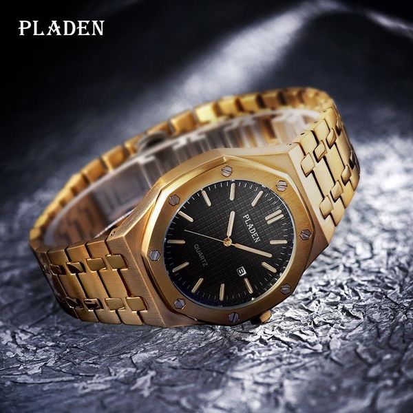 wristwatches pladen waterproof automatic calendar men's watch golden stainless steel high end watches for men casual classic, Slivery;brown
wristwatches pladen waterproof automatic calendar men's watch golden stainless steel high end watches for men casual classic, Slivery;brown