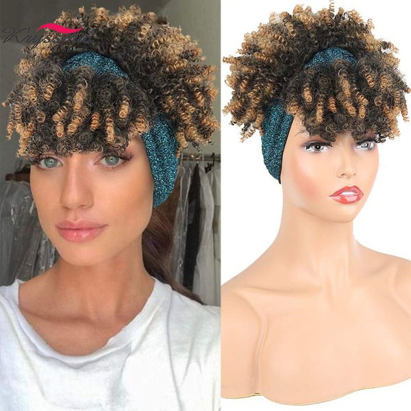 headband wigs afro puff wig short wrap wig short afro kinky curly wigs for black women brown blonde with bangs synthetic hat wig
headband wigs afro puff wig short wrap wig short afro kinky curly wigs for black women brown blonde with bangs synthetic hat wig