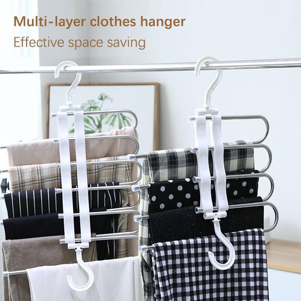 hangers & racks stainless steel multifunctional rack clothes folding magical household wardrobe retractable cloth storage multilayer hanger
hangers & racks stainless steel multifunctional rack clothes folding magical household wardrobe retractable cloth storage multilayer hanger