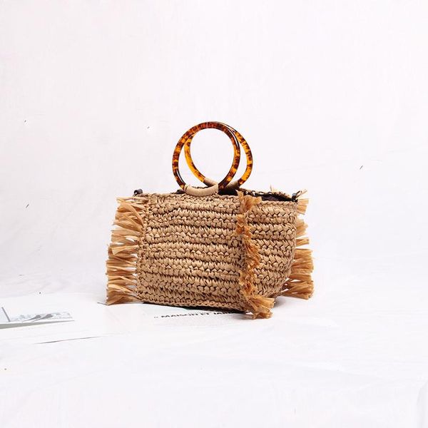 tassels amber circle acrylic handle one shoulder beach bag korean version 2021 vacation straw bag
tassels amber circle acrylic handle one shoulder beach bag korean version 2021 vacation straw bag