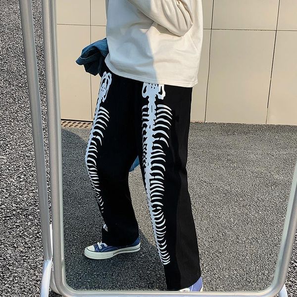 men's pants skull printed sweatpants for men 2021 fashion trends arrival joggers teen hip hop streetwear plus size gothic trousers, Black
men's pants skull printed sweatpants for men 2021 fashion trends arrival joggers teen hip hop streetwear plus size gothic trousers, Black