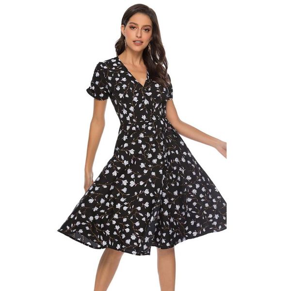 women floral print beach dress fashion boho summer dresses women vintage bandage bodycon party dress vestidos a line dresses, Black;gray
women floral print beach dress fashion boho summer dresses women vintage bandage bodycon party dress vestidos a line dresses, Black;gray