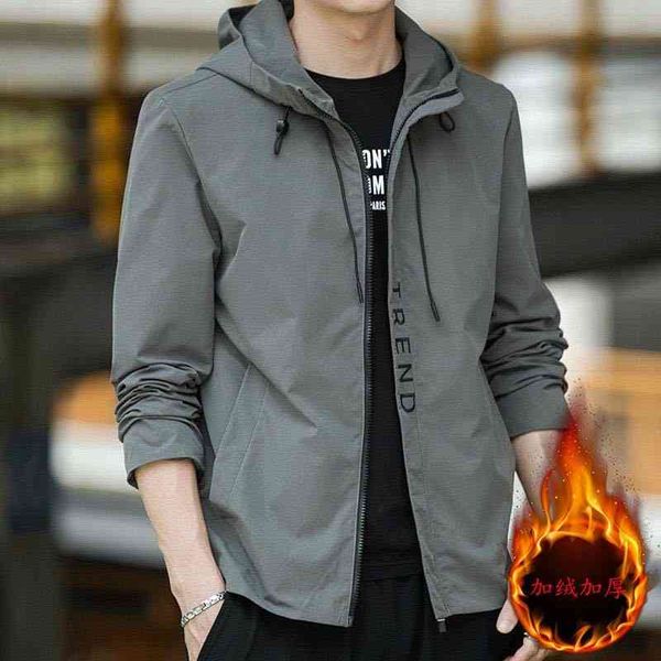jacket men's 2021 autumn winter new wear korean fashion plush thickened casual work clothes hooded, Black;brown
jacket men's 2021 autumn winter new wear korean fashion plush thickened casual work clothes hooded, Black;brown