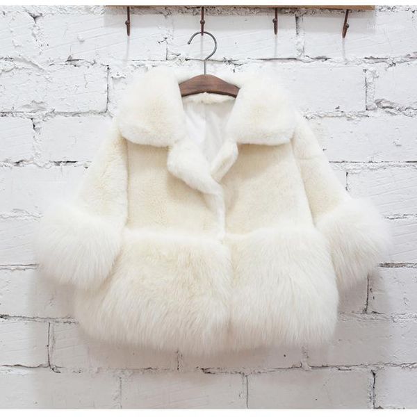 winter baby girls faux fur coat formal soft party jacket warm sweater children thick children's clothing1, Blue;gray
winter baby girls faux fur coat formal soft party jacket warm sweater children thick children's clothing1, Blue;gray