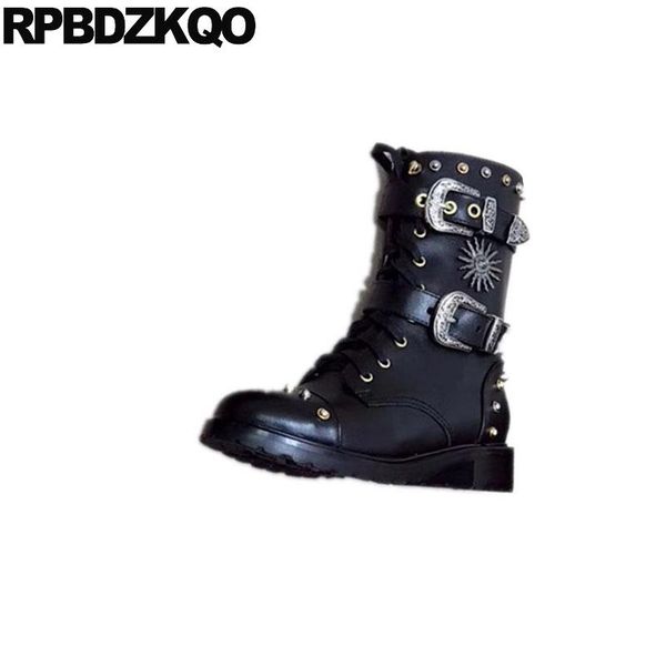 boots black stud biker winter motorcycle shoes punk rock round toe brand women rivet ankle big size lace up 41
boots black stud biker winter motorcycle shoes punk rock round toe brand women rivet ankle big size lace up 41
