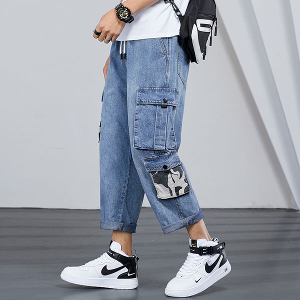 2021 new men purple joggers pants mens pockets streetwear male hip hop track fashions overalls ankle-length lbee, Black
2021 new men purple joggers pants mens pockets streetwear male hip hop track fashions overalls ankle-length lbee, Black