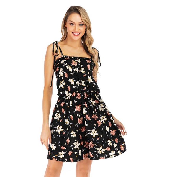 casual dresses sweet floral printing for women girls 2021 summer fashion camisole above knee dress clothing, Black;gray
casual dresses sweet floral printing for women girls 2021 summer fashion camisole above knee dress clothing, Black;gray